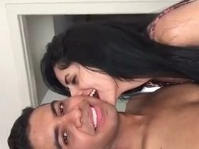 Steamy kissing sessions of an Indian couple captured on film