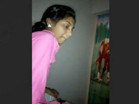 Sensual Indian lovers engage in passionate kissing and oral sex