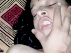 A sultry young Indian woman with a captivating face