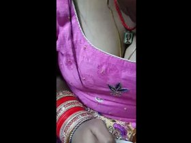Hot Indian aunty with stunning cleavage in movies