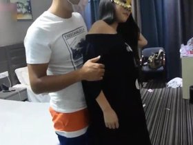 Indian men and Nepalese woman engage in uninhibited encounter