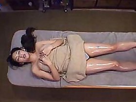 Surprised Japanese mom's nearly perishable pussy gets hot lesbian