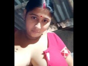 Kaushalya, the Hindu sister-in-law from India, indulges in mischief on film