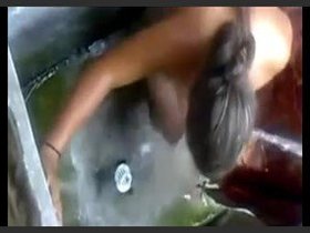 Bhabhi and her neighbor have a steamy shower session