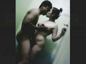 A Dhaka couple's playful bathroom escapade