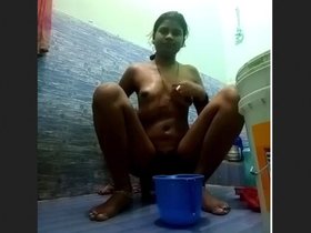 Bhabhis have a hot encounter in the bathroom