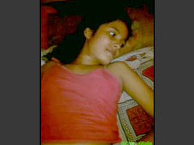 A cute Indian girl reveals her attractive breasts