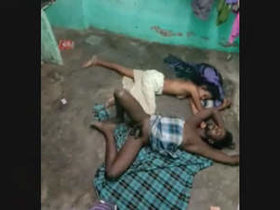 Indian couple unclothed and resting post-intercourse