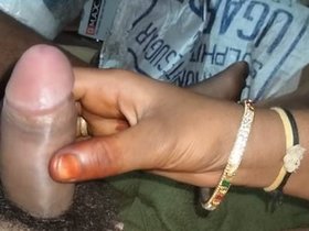 Indian wife rides in a hot manner