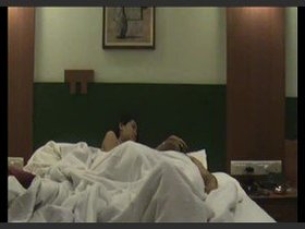 Passionate Indian couple explores intimacy on honeymoon