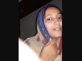 Sensual Punjabi dancer performs in the heart of a rural village