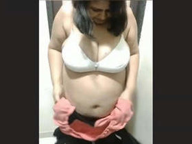 A sultry South Asian BBW wife gets naughty in the bedroom