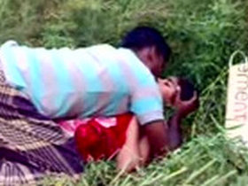 Village girl from India with large breasts gives oral pleasure