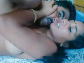 A stunning wife is intimate with her lover