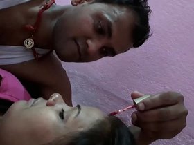 Indian husband and wife film intimate moments for videos