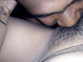 Indian aunt's intimate area orally pleasured and penetrated