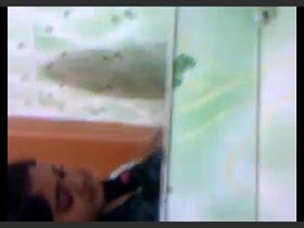An adorable Indian college student misbehaves in class