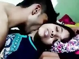 Dude shoves his dick into his girlfriend Desi's pussy on camera