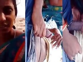 Desi cheats on her hot wife by devouring her boyfriend's cock in public