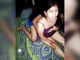 Chick Desi in a private video with her stepbrother touching her tits