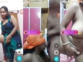 Indian Bhabhi insatiably sucks Desi XXX's penis during a live webcam show