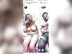 Desi's wife bares her body and fucks two dicks on camera in XXX clip