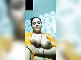 Bangladeshi girl Desi shows her beautiful tits on camera