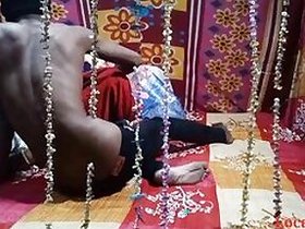 Newlyweds Desi shoot XXX video of their first sex as husband and wife