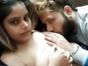 Indian happy XXX couple having romantic sex on live MMS camera