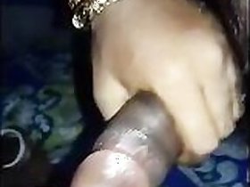 Cock-loving Tamil wife experiencing hose sucking