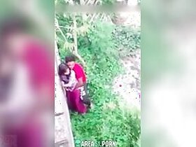 Cheating wife and lover fast-fucking on a warm May day outdoors, Desi sex mms