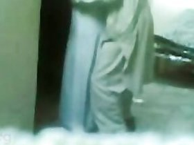 Skinny auntie filming a sex movie with her horny elderly roommate in her bedroom