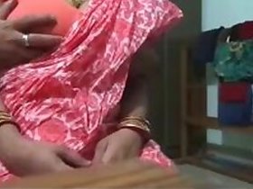 Lusty abode wife gets her roommate squeezing her big buddies in her bra