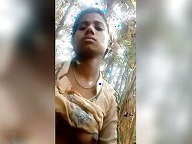 Rustic lovers have XXX sex outdoors for the first time