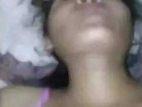 Tamil beauty sucking hard cock in her tight cunt...