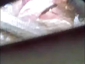 I cum on the big tits of the Indian maid