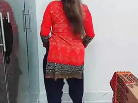 Rabia Bhabi dances a striptease live on the Call... music video.