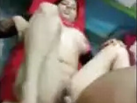 Desi Auntie fucks in the store
