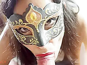 Sxwch Ii Positive Energy Masked blowjob Sloppy cum on tits