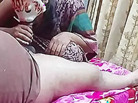 Indian Lover Kisses and Sucks Breasts, and Girl Gives Blowjob in New York