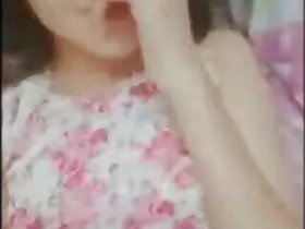 Paki girl with big boobs Selfie video for lover