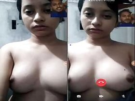 Pretty Desi Girl Shows Her Boobs Pussy Video Call