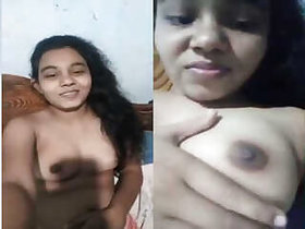Pretty Lankan Girl Shows Tits and Pussy Part 6