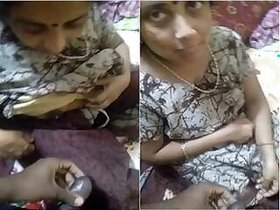 Desi Telugu Bhbhai Boos presses and masturbates