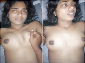 Sexy Indian girl desi with huge tits crushes and fucks hard in the anus
