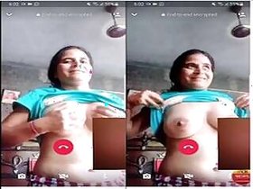 Horny Desi Bhabhi Shows Her Boobs And Pussy Video Call