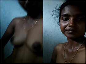 Tamil Bhabhi Shows Tits and Pussy Part 1