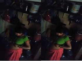 Desi Bhabhi Bathing and Wearing Part 4