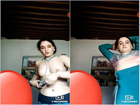 Sexy Bhabhi shows her tits and pussy part 2