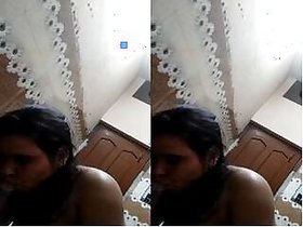 Desi Randi gives a blow job and gets rid of her dick